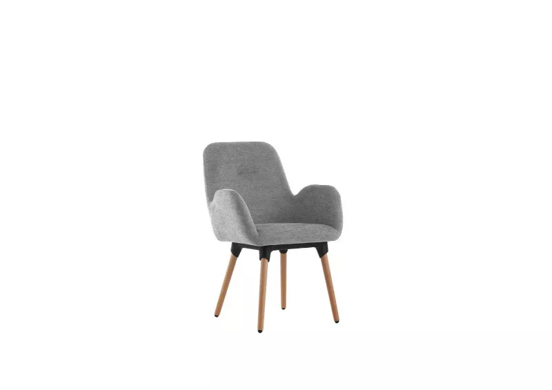 Lot de 2 fauteuils Shino - pieds bois
