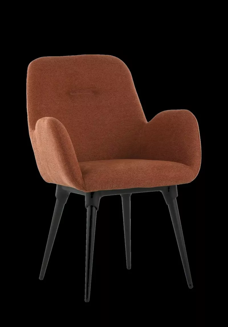 Lot de 2 fauteuils Shino - pieds métal