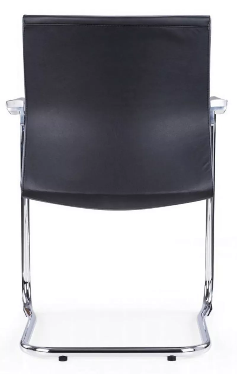 Lot de 2 fauteuils visiteur Pyxis - simili-cuir noir