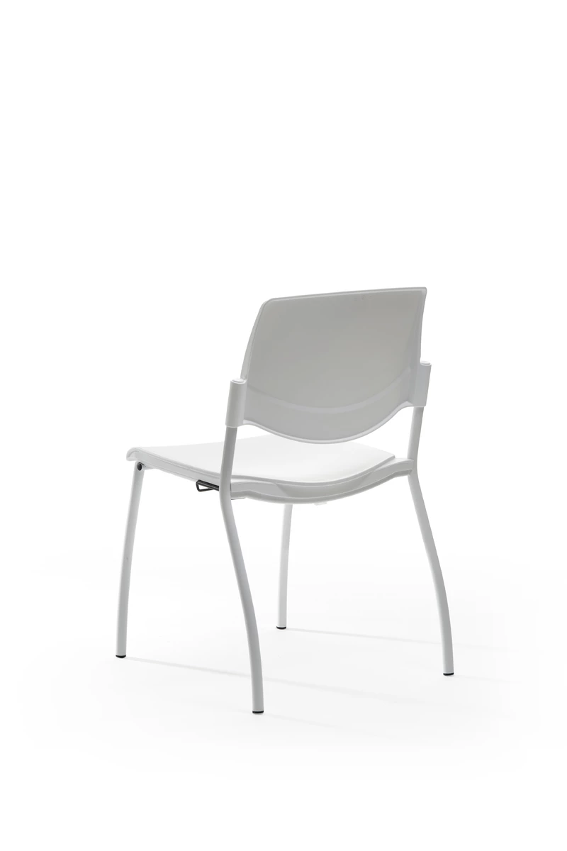 Lot de 2 si&egrave;ges de r&eacute;union Malte en polypropyl&egrave;ne