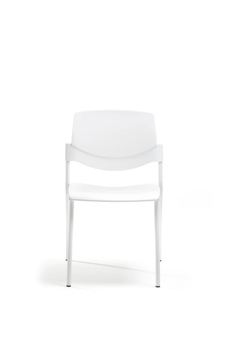 Lot de 2 si&egrave;ges de r&eacute;union Malte en polypropyl&egrave;ne