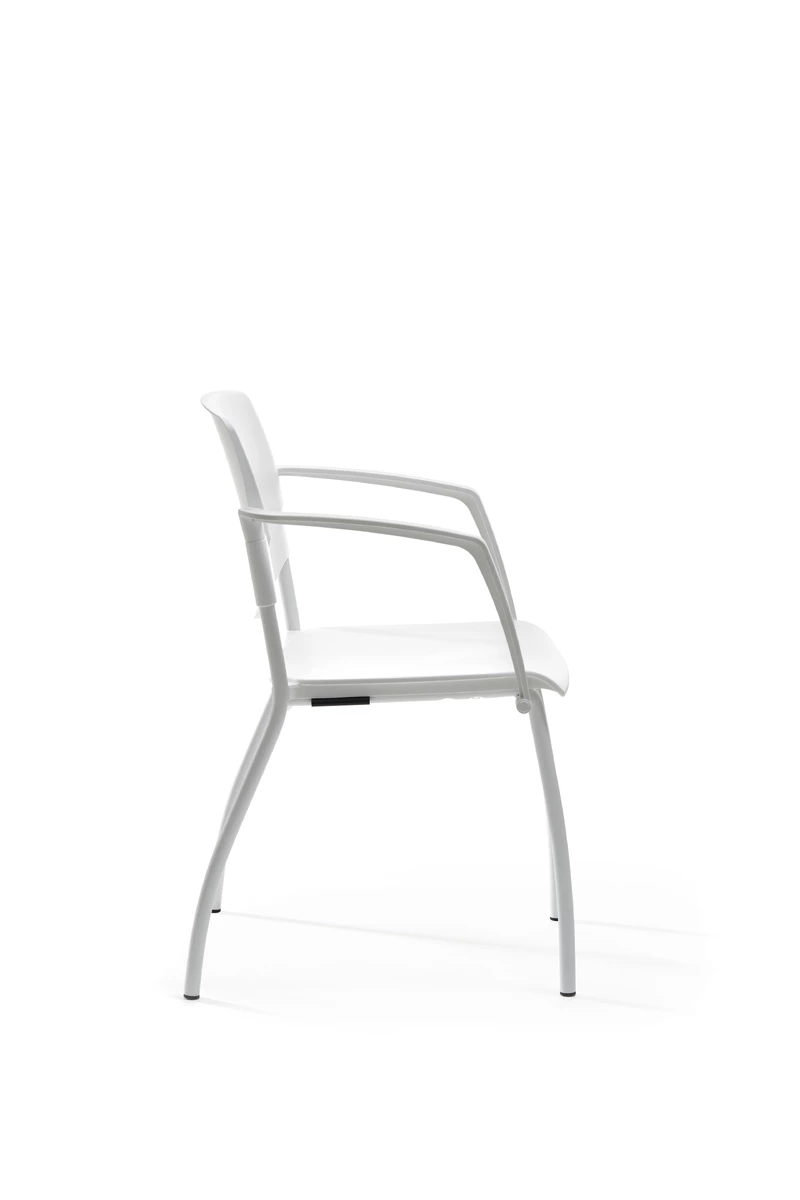 Lot de 2 si&egrave;ges de r&eacute;union Malte en polypropyl&egrave;ne