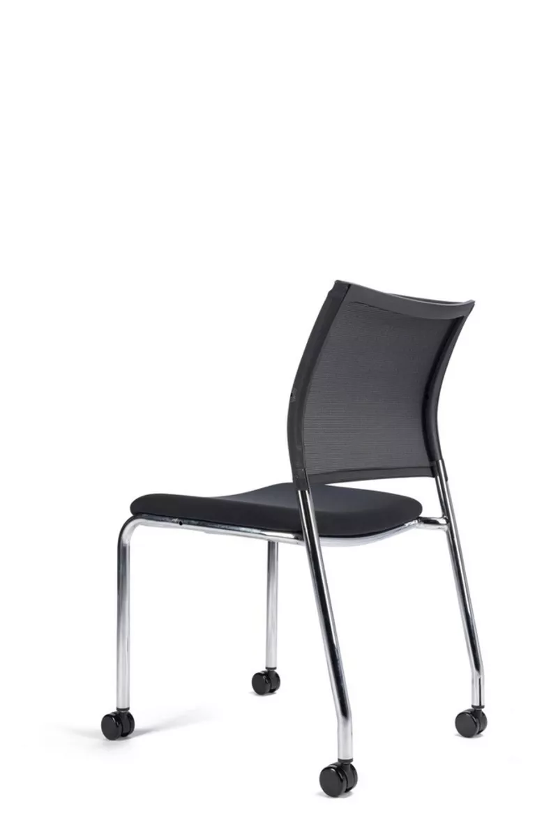 Si&egrave;ge visiteur LINE Maille-P : &Eacute;l&eacute;gance r&eacute;sille et confort professionnel Monsieur Bureau