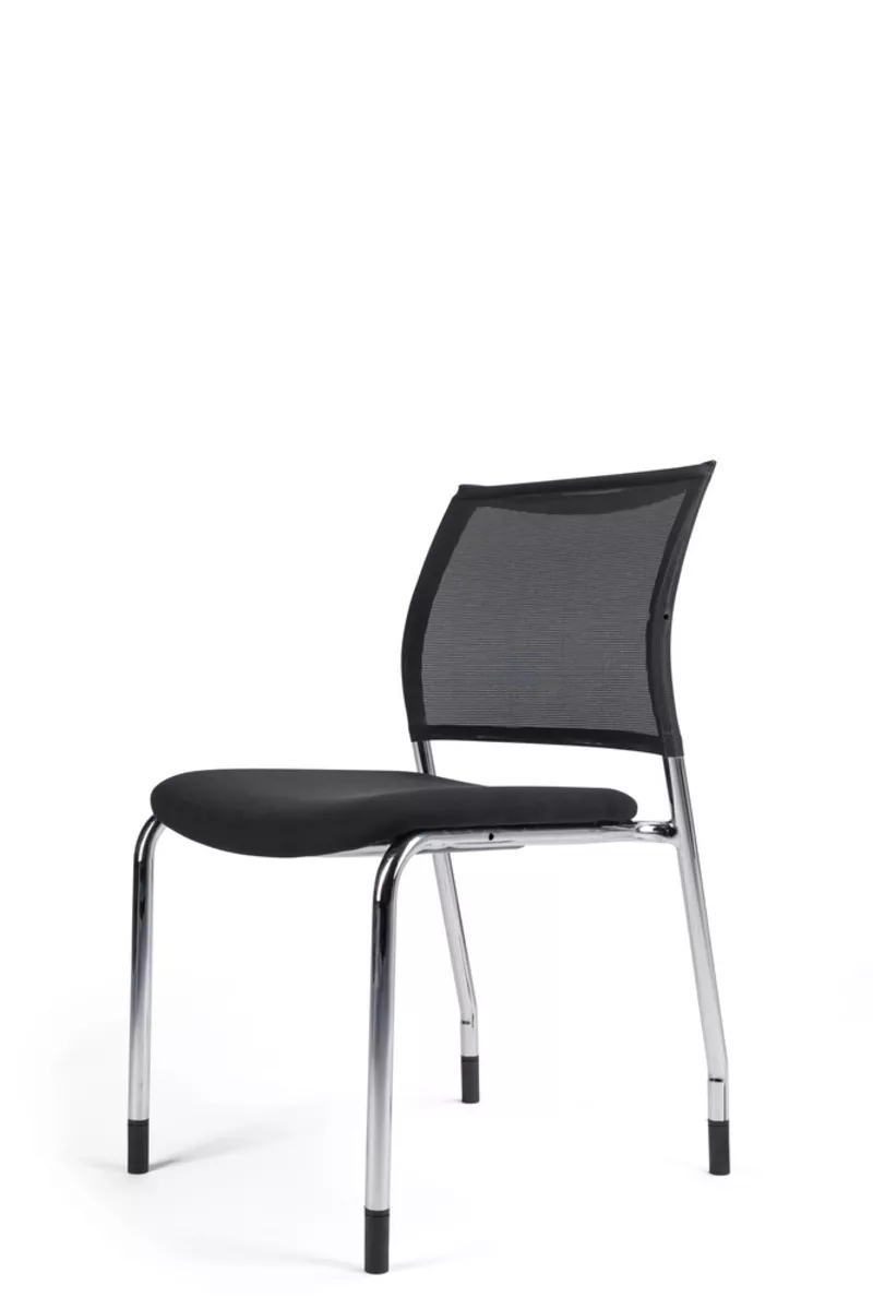 Si&egrave;ge visiteur LINE Maille-P : &Eacute;l&eacute;gance r&eacute;sille et confort professionnel Monsieur Bureau