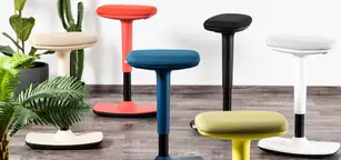 Tabouret assis-debout basculant TS