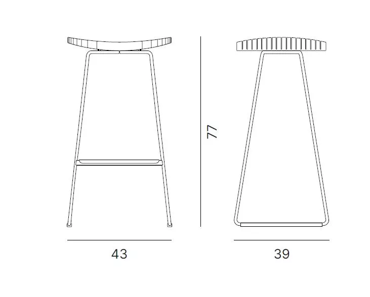 Tabouret Clark