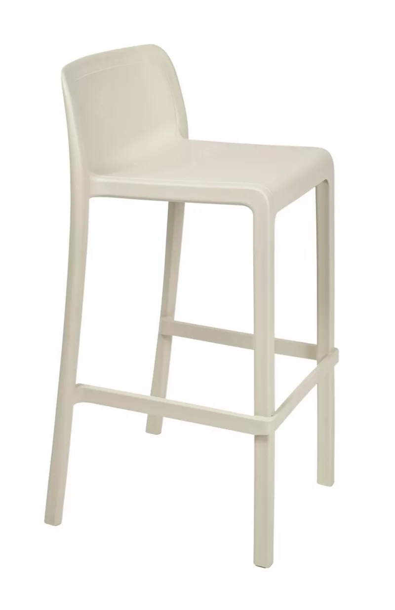 Tabouret de Bar Professionnel Haut Leus – Extérieur, Polypropylène Renforcé Anti-UV