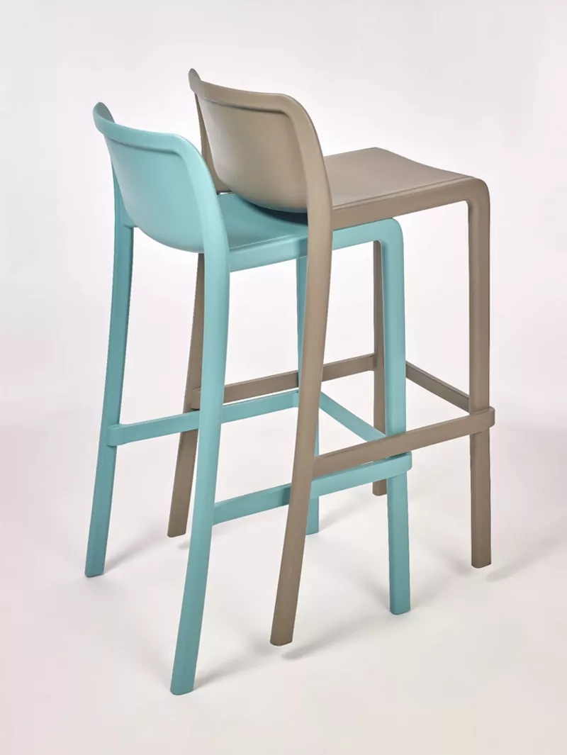 Tabouret de Bar Professionnel Haut Leus – Extérieur, Polypropylène Renforcé Anti-UV