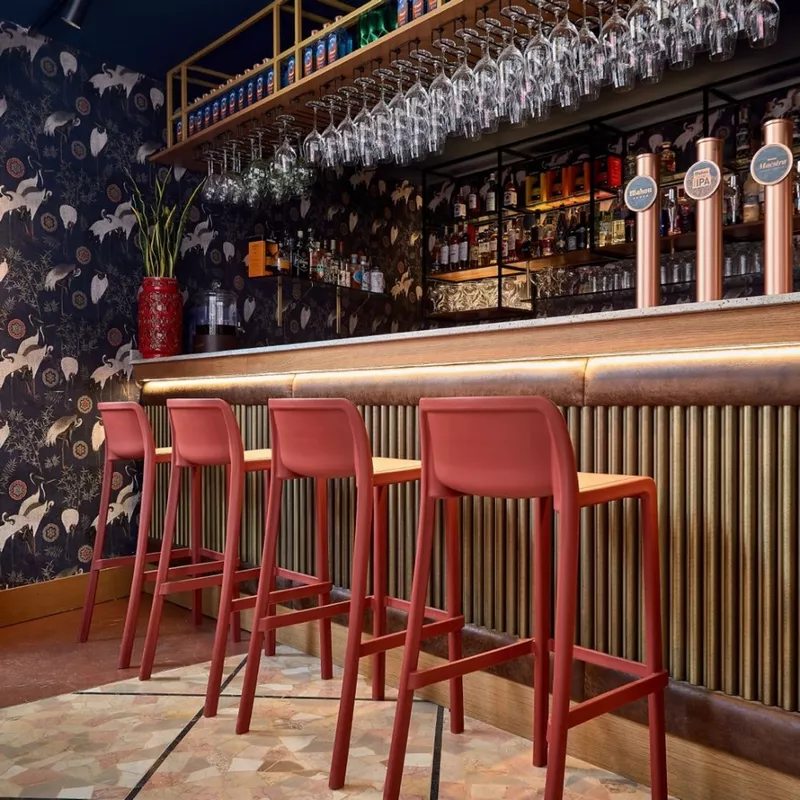 Tabouret de Bar Professionnel Haut Leus – Extérieur, Polypropylène Renforcé Anti-UV