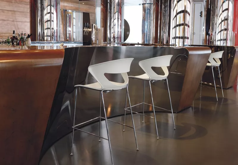 Tabouret haut Kicca - 4 pieds