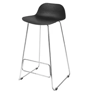 Tabouret haut Pictor - Design Professionnel Polypropylène et Piétement Métal