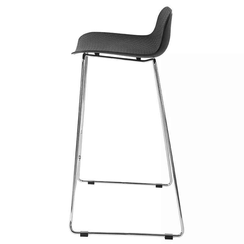 Tabouret haut Pictor - Design Professionnel Polypropylène et Piétement Métal