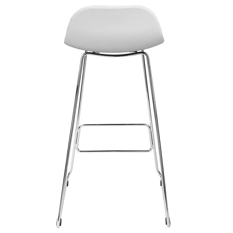 Tabouret haut Pictor - Design Professionnel Polypropylène et Piétement Métal