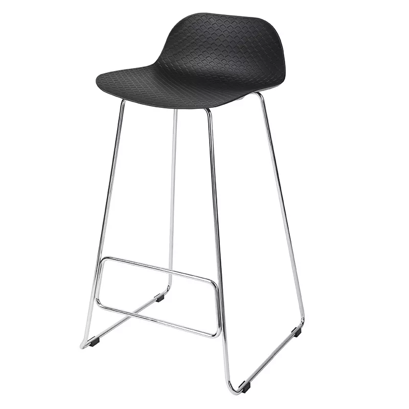 Tabouret haut Pictor - Design Professionnel Polypropylène et Piétement Métal