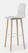 Tabouret haut pieds bois MITO