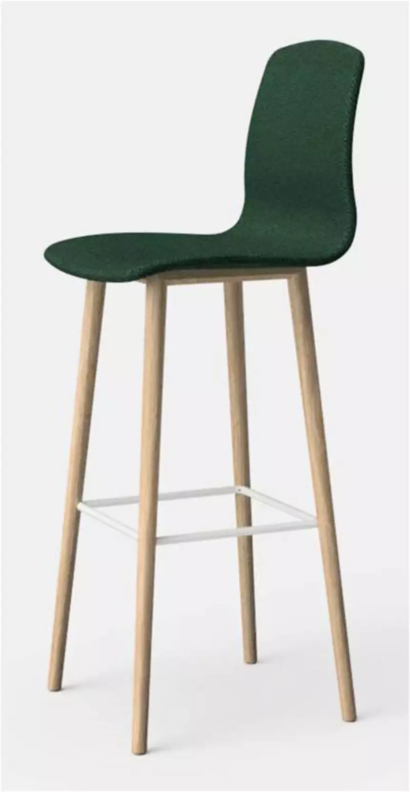 Tabouret haut pieds bois MITO