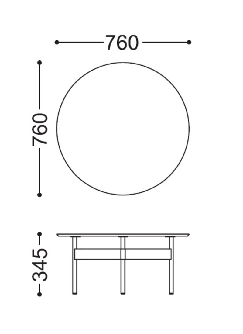 Table basse Tilos H34.50 cm