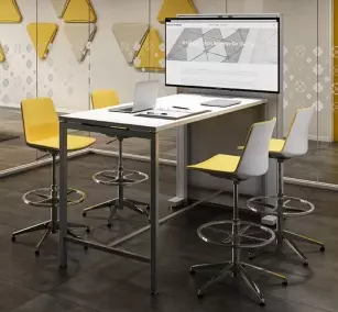 Table de réunion Haute Core+TVBOX