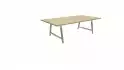 Table de conférence Industry pieds Bois