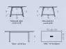 Table de conférence Industry pieds Bois