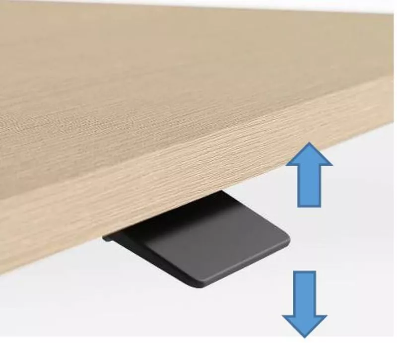 Table carrée Easy Up réglable en hauteur