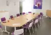 Table de réunion basculante abattante 120 cm