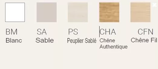 Table de réunion carrée ASKA Stratifié antibactérien