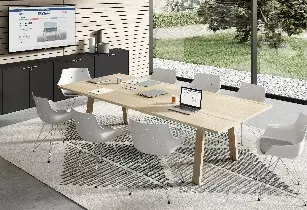 Table de réunion Comme à la Ferme - Design Italien