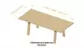Table de réunion Comme à la Ferme - Design Italien