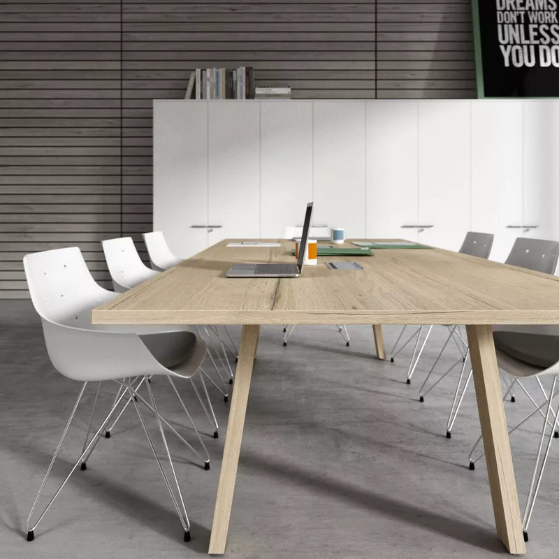 Table de réunion Comme à la Ferme - Design Italien