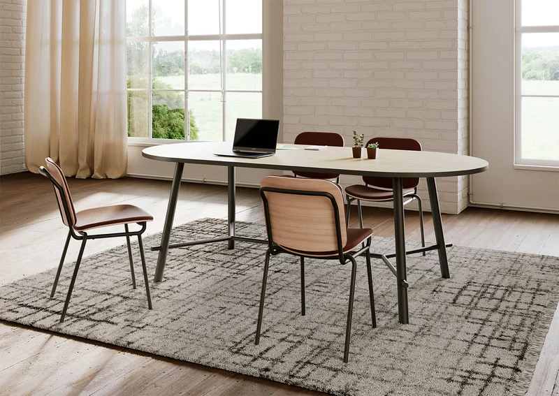 Table de réunion design oblongue Alteis (mc.dsg.)