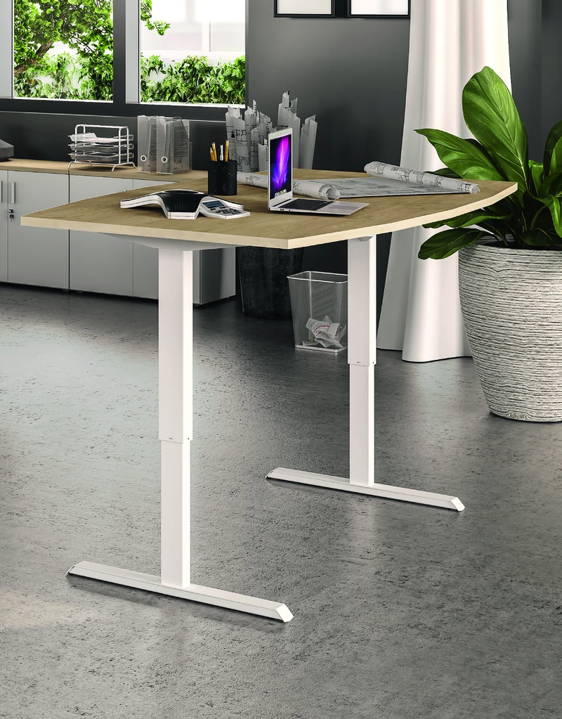 Table de réunion Eco-UP réglable en hauteur électrique