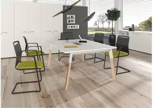 Table de réunion K-Wood - 6 personnes