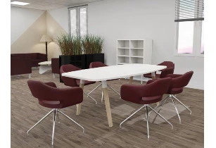 Table de réunion Oslo pour 6 personnes