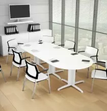 Table de réunion ovale Atlas