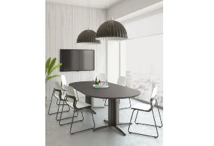 Table de réunion ovale Atlas