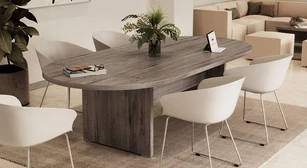 Table de réunion ovale Olympe