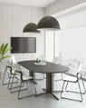 Table de R&eacute;union Ovale Professionnelle Atlas - Design & Modulable