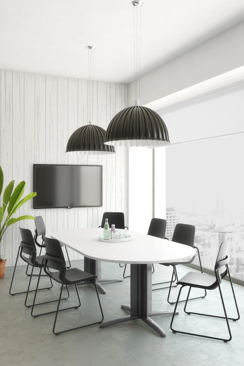 Table de R&eacute;union Ovale Professionnelle Atlas - Design & Modulable