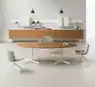 Table de Réunion Ovale Tokyo - Design Épuré et Personnalisable (8-10 Personnes)