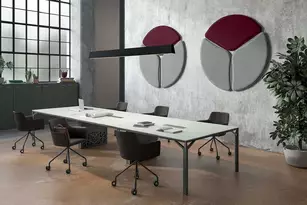 Table de réunion Roma mélaminé