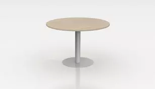 Table de réunion ronde 4 personnes - Gamme Tempo