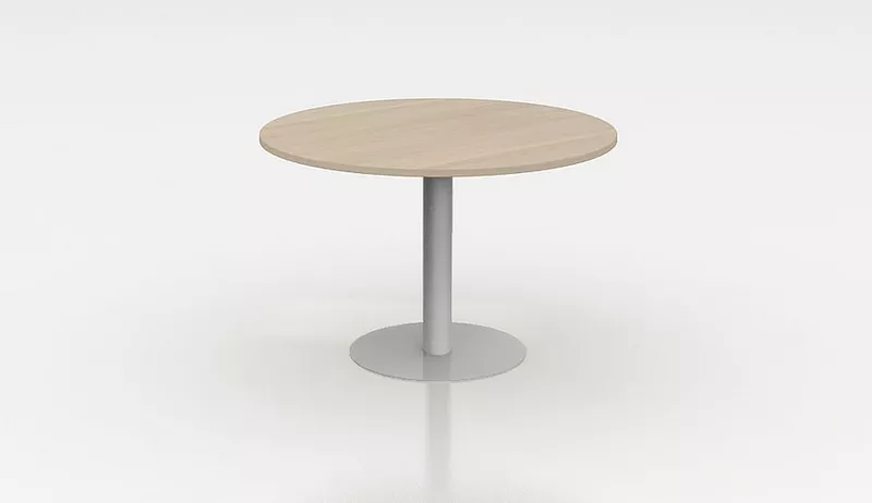 Table de r&eacute;union ronde 4 personnes - Gamme Tempo