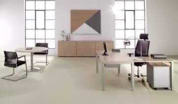 Table de réunion ronde 4 personnes