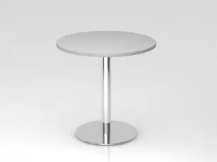 Table de réunion ronde 80 cm 