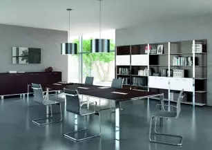 Table de réunion Xantia 16/18 pers pieds ouverts