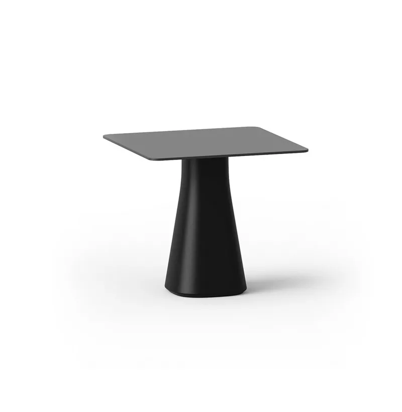 Table design carrée Pattio - plateau laqué