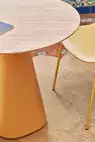 Table design ronde Pattio - plateau chêne européen