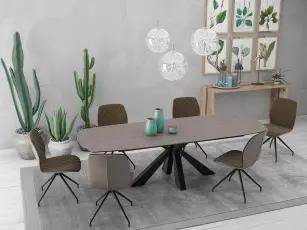 Table ESTRELLA en céramique avec rallonges