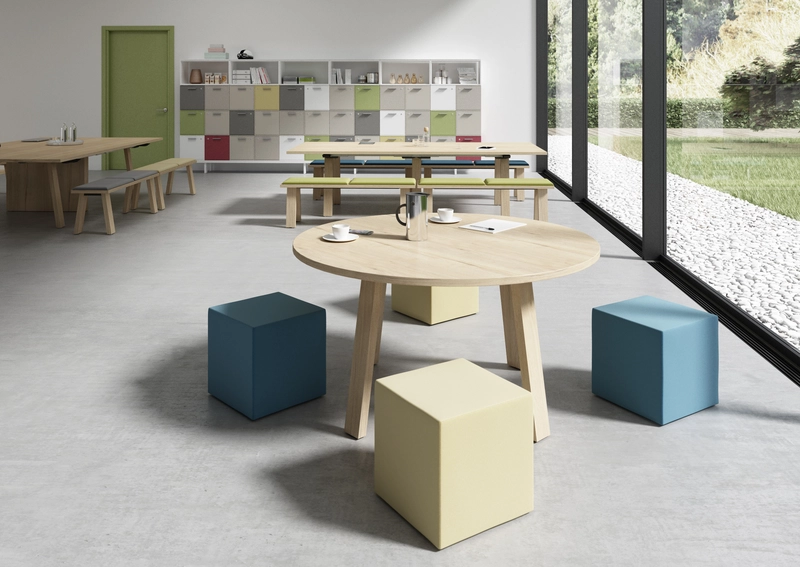 Table ronde Comme à la Ferme